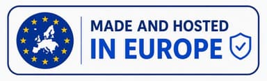 In Europa entwickelt und gehostet
